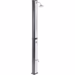 Douche extérieure autoportante avec mitigeur. Cette élégante douche extérieure autoportante est fabriquée en acier inoxydable ...
