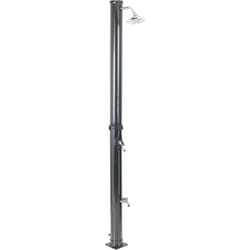 Beliani - Douche d'Extérieur Moderne Solaire en pvc Fonction Pluie Noir Elqui