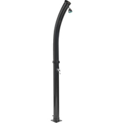 Douche d'Extérieur Moderne Solaire en Acier Inoxydable Fonction Pluie Noir Engabao