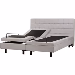 Lit deux places électrique. Découvrez un tout nouveau monde de sommeil confortable avec ce lit moderne et réglable. Équipé d' ...