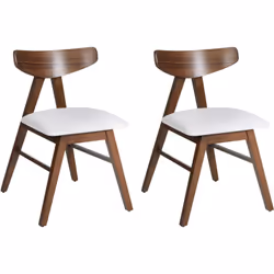 Ensemble de chaises de salle à manger de style rétro. Améliorez votre salle à manger avec cet ensemble de deux chaises élégan ...