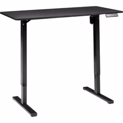 Bureau assis-debout à hauteur réglable. Améliorez votre espace de travail avec ce bureau électrique moderne, doté d'un cadre ...