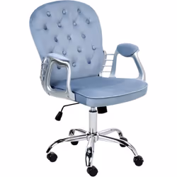 Siège de bureau à dossier haut réglable et touffeté. Cette chaise luxueuse incarne la modernité avec une touche vintage. Reco ...