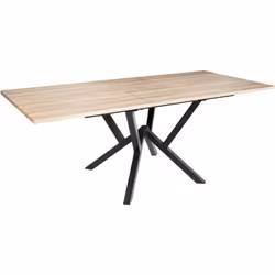 Table de repas à rallonge. Cette table extensible est parfaite pour organiser une fête ou inviter toute la famille, car elle ...