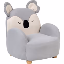 Fauteuil en forme de koala pour enfants. Cet adorable fauteuil koala avec ses jolies oreilles est parfait comme premier faute ...
