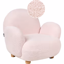 Fauteuil moelleux pour enfants. Cette chaise élégante et confortable a été conçue en pensant aux tout-petits. Sa forme classi ...