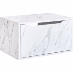 Meuble de lavabo. Apportez une élégance classique à votre salle de bains avec ce meuble lavabo mural, conçu pour être à la fo ...