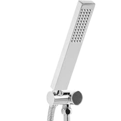 Beliani - Pommeau de Douche Classique Moderne en Métal Rectangulaire 1 Mode de Jet Argenté Tabacal