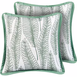 Coussins décoratifs de jardin. Apportez une touche élégante et cosy à votre espace extérieur avec cet ensemble de coussins dé ...