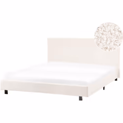 Cadre de lit tapissé classique. Ce lit moderne est conçu pour offrir une grande fonctionnalité ainsi qu'un design épuré qui s ...