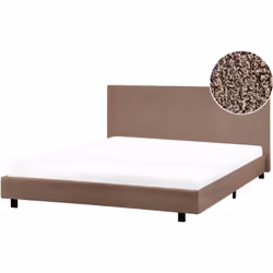 Cadre de lit tapissé classique. Ce lit moderne est conçu pour offrir une grande fonctionnalité ainsi qu'un design épuré qui s ...