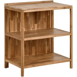 Beliani - lot de Cuisine Extérieur avec Étagères et Plan de Travail 50 x 80 x 90 cm en Bois d'Acacia Marron Venosa