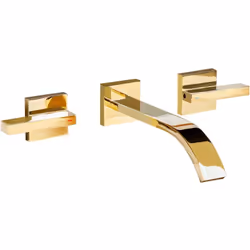 Robinet de lavabo à double commande. Ce mitigeur mural pour lavabo est un complément parfait pour toute salle de bain moderne ...