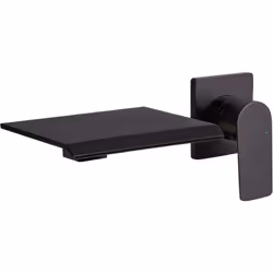 Robinet de lavabo à commande unique et cascade. Donnez à votre salle de bain une touche de caractère contemporain avec cet él ...