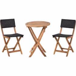 Chaises et table pliantes pour le balcon. Donnez un coup de jeune à votre terrasse ou à votre balcon avec cet ensemble de bis ...