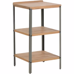 Étagère de cuisine de jardin avec dessus en bois. Ajoutez un style sans effort et un rangement intelligent à votre jardin ave ...