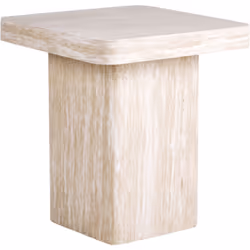 Table d'appoint de style moderne. Cette table d'appoint carrée, fabriquée en MDF robuste et recouverte d'un placage réaliste  ...