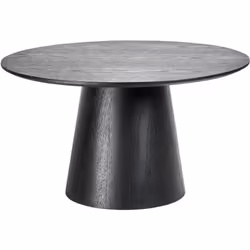 Table basse de style moderne. Cette table basse ronde apporte une élégance audacieuse à votre intérieur, grâce à sa base coni ...