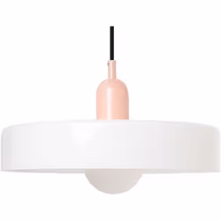 Lampe pendante ronde. Cette lampe d'appoint apporte une touche de fraîcheur à votre système d'éclairage, en combinant un styl ...