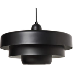 Beliani - Lampe Suspendue Scandinave en Métal à Etages Lampe Pendante Noire Kolga