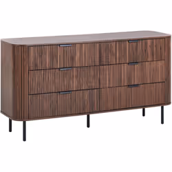 Commode rétro à 6 tiroirs. Décorez votre espace de vie avec cette commode et organisez la pièce grâce à son design. Ce meuble ...