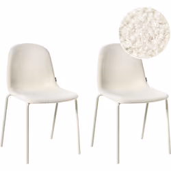 Lot de 2 chaises de conférence empilables. Ce lot de 2 chaises de conférence allie design moderne et praticité pour tout envi ...