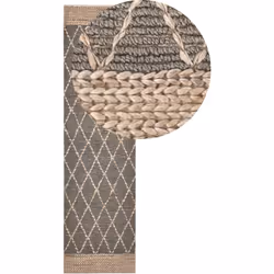 Tapis de couloir fait main. Rafraîchissez votre intérieur en lui donnant une touche bohème très tendance grâce à ce tapis. Ti ...