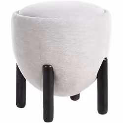 Tabouret d'appoint rembourré. Ajoutez une touche ludique et raffinée à votre intérieur avec ce tabouret rembourré compact. Do ...