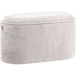 Beliani - Banc de Rangement Moderne en Tissu Chenille Meuble Chambre Salon Gris Artas