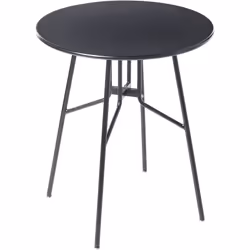 Table d'extérieur en métal. Ajoutez une touche élégante et minimaliste à votre balcon ou à votre patio avec cette table ronde ...