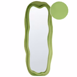 Miroir BEAUNE 56 cm 160 cm Velours Vert