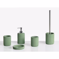 Set de 5 accessoires de salle de bain CAMANA Vert