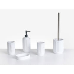 Set de 5 accessoires de salle de bain HUARMEY Blanc