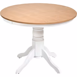 Table de salle à manger de style campagne. Apportez une touche de charme vintage à votre salle à manger avec cette table au s ...
