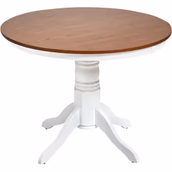 Table de salle à manger de style campagne. Apportez une touche de charme vintage à votre salle à manger avec cette table au s ...