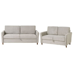 Ensemble de salon MARE Tissu Gris 5 places