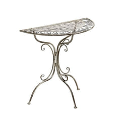 Table bistrot NURRA 36 cm 80 cm Métal Gris