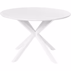 Table de salle à manger ronde pour 4 personnes. Ajoutez une touche d'élégance moderne à votre salle à manger avec cette table ...