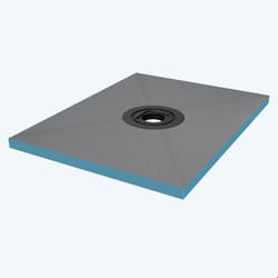 Sogood Receveur à Carreler Recoupable sur Mesure pour Douche Bac de Douche avec Pente Intégrée 75x100x4cm Design XPS