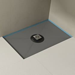 Sogood Receveur à Carreler Recoupable sur Mesure pour Douche Bac de Douche avec Pente Intégrée 75x120x4cm Design XPS