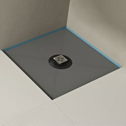 Sogood Receveur à Carreler Recoupable sur Mesure pour Douche Bac de Douche avec Pente Intégrée 90x90x4cm Design XPS