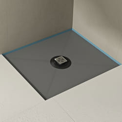 Sogood Receveur à Carreler Recoupable sur Mesure pour Douche Bac de Douche avec Pente Intégrée 100x120x4cm Design XPS