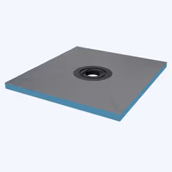 Sogood Receveur à Carreler Recoupable sur Mesure pour Douche Bac de Douche avec Pente Intégrée 80x90x4cm avec Bonde AL06 Desi ...