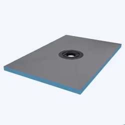 Sogood Receveur à Carreler Recoupable sur Mesure pour Douche Bac de Douche avec Pente Intégrée 80x120x4cm avec Bonde AL06 Des ...