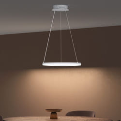 Sogood Suspension Luminaire LED Salon Lampe Blanche 16W Lustre Réglable 3744LM Éclairage Suspendu Intérieur Design Alivetta7287