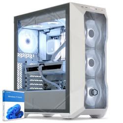 Sedatech PC Gamer Advanced Watercooling White Case • AMD Ryzen 5 7500F • RX 9070 XT • 32Go DDR5 • 2To SSD M.2 • Windows 11