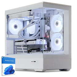 Sedatech PC Gamer Advanced Watercooling White Edition • AMD Ryzen 9 9950X3D • RX 9070 XT • 32Go DDR5 • 2To SSD M.2 • Windows 11