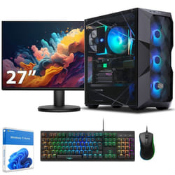 Sedatech Pack PC Gamer Advanced ATX Premium • AMD Ryzen 5 7500F • RTX5060 • 32Go DDR5 • 2To SSD M.2 • Windows 11 • Moniteur 27