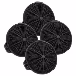 vhbw 4x Filtres à charbon actif compatible avec Cooke & Lewis CLCGB60 CLAG60 CL60CGRF CL60CGBLRF CLCGB970 CLCGB70 hotte