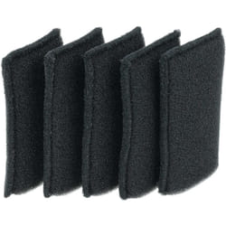 5x filtre compatible avec Einhell te-vc 18/10 Li-Solo ex th aspirateur - Filtre en mousse noir - Vhbw
